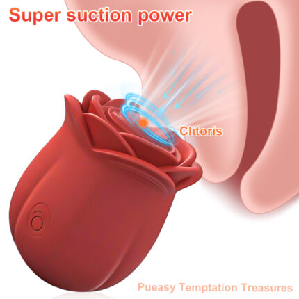 pueasy red rose Sucking a1