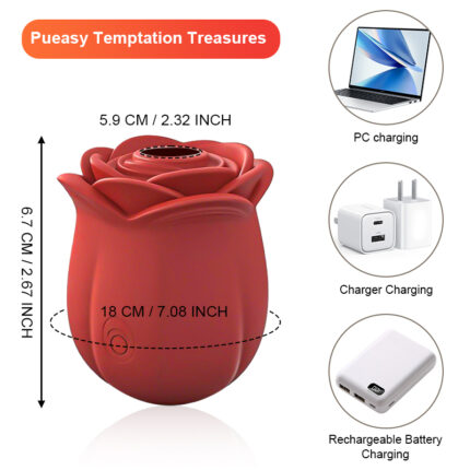 pueasy red rose Sucking a4